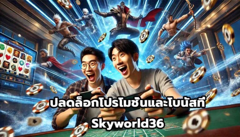 ปลดล็อกโปรโมชั่นและโบนัสที่ Skyworld36-12