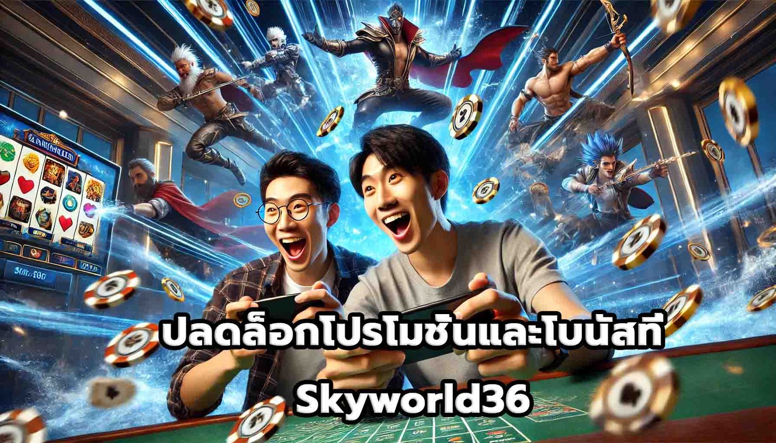 ปลดล็อกโปรโมชั่นและโบนัสที่ Skyworld36-12