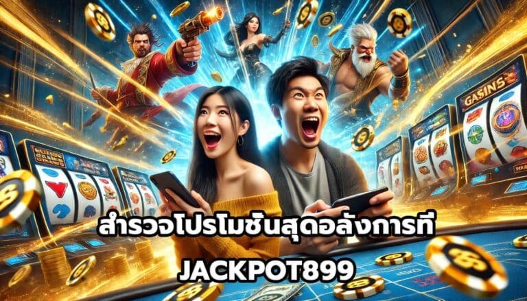 สำรวจโปรโมชั่นสุดอลังการที่ JACKPOT899-10