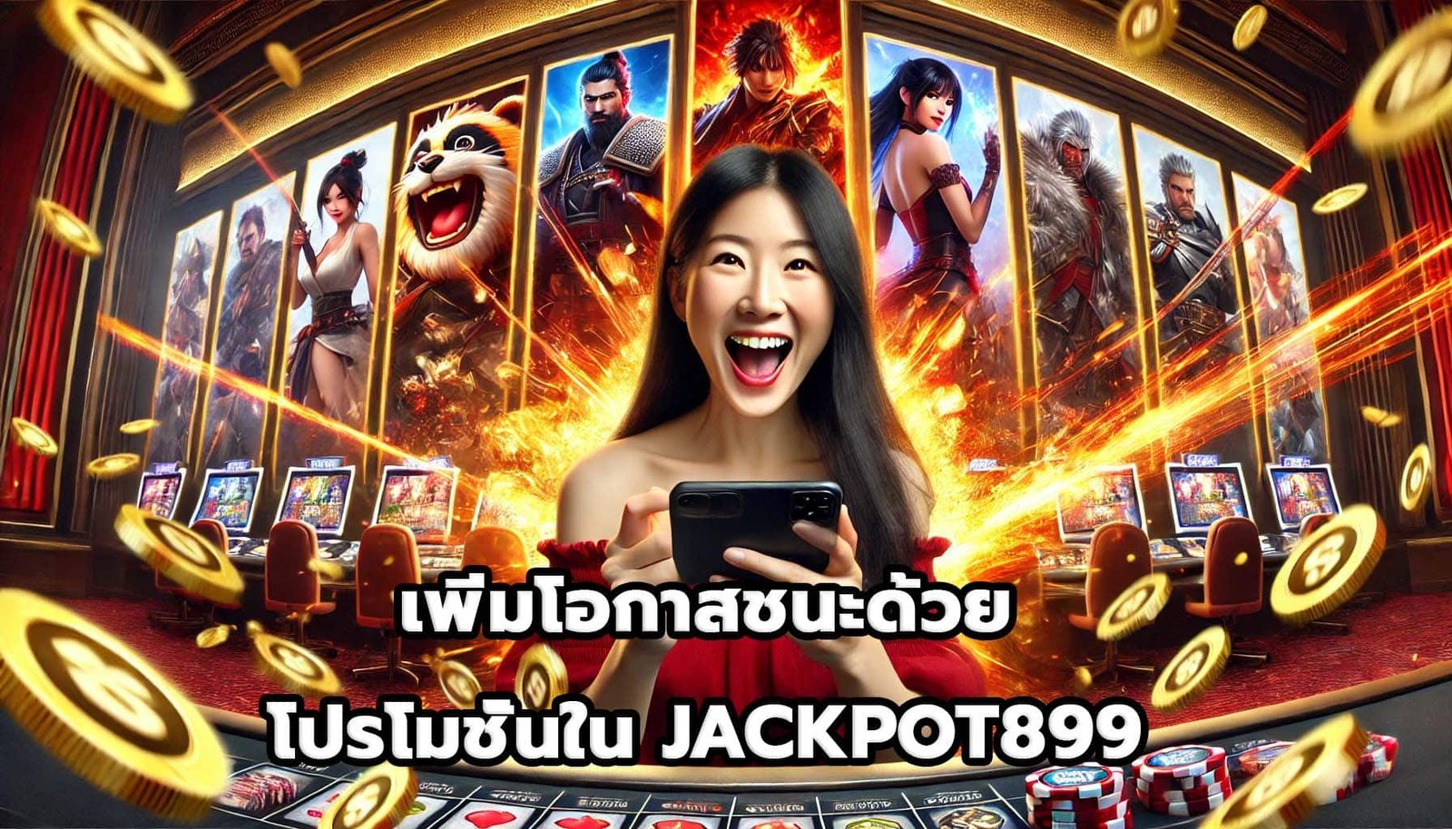 เพิ่มโอกาสชนะด้วยโปรโมชั่นใน JACKPOT899-8