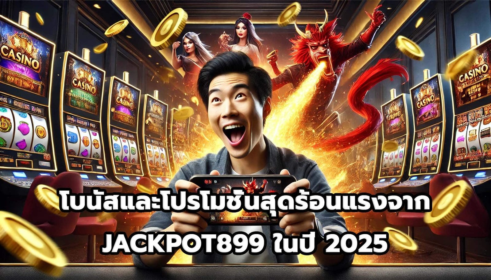 โบนัสและโปรโมชั่นสุดร้อนแรงจาก JACKPOT899 ในปี 2025-2