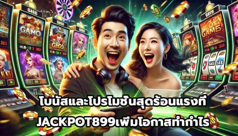 โบนัสและโปรโมชั่นสุดร้อนแรงที่JACKPOT899เพิ่มโอกาสทำกำไร-4